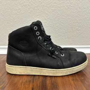 HARLEY-DAVIDSON Midland Riding Shoes Black Leather Waterproof Moto